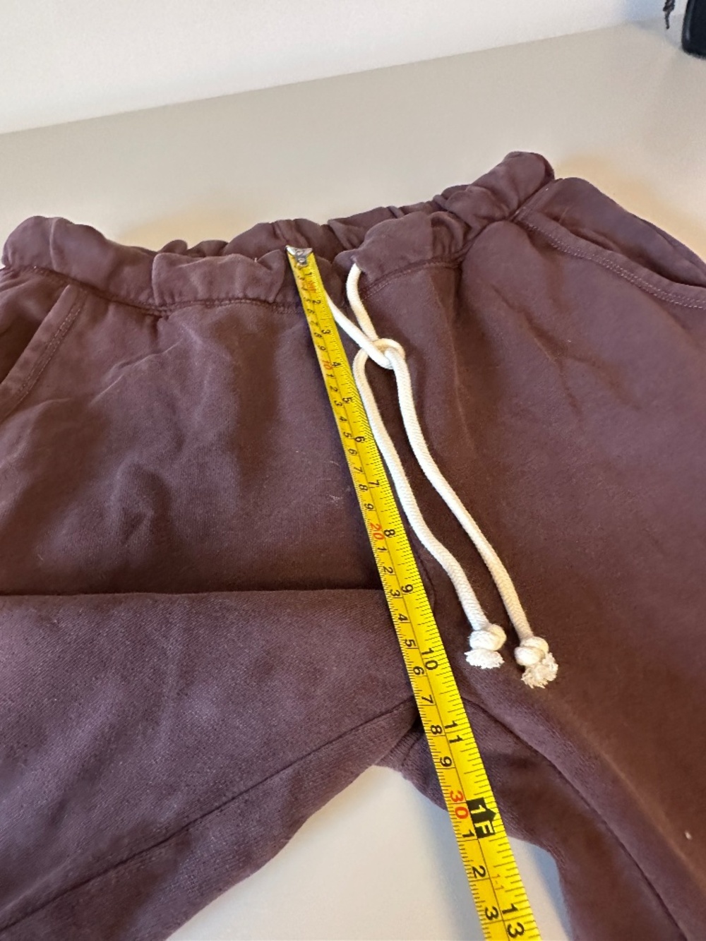 Z Supply NWT Hunter Knit Sweatpants in Chocolate Cherry | Size Small - Picture 11 of 12